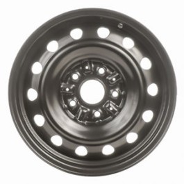 15in x 6in (5 LUG 4 1/2in BC, PASS. STEEL WHEEL, BLK.)