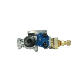 SERVICE GLADHAND W/ SHUTOFF (BLUE)