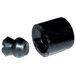 1in PLASTIC STEM & RUBBER SOCKET DOOR HOLDER