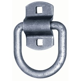 1/2in D-RING W/ BOLT ON BRACKET (2 1/2in OD, 2 3/8in ID)