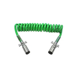 7 WAY ABS GREEN ELEC CABLE ASSEMBLY 20FT. (2- 12" LEADS)