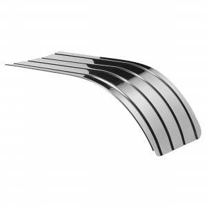 16 GAUGE ALUMINUM TANDEM FENDERS STANDARD DUTY SINGLE RADIUS