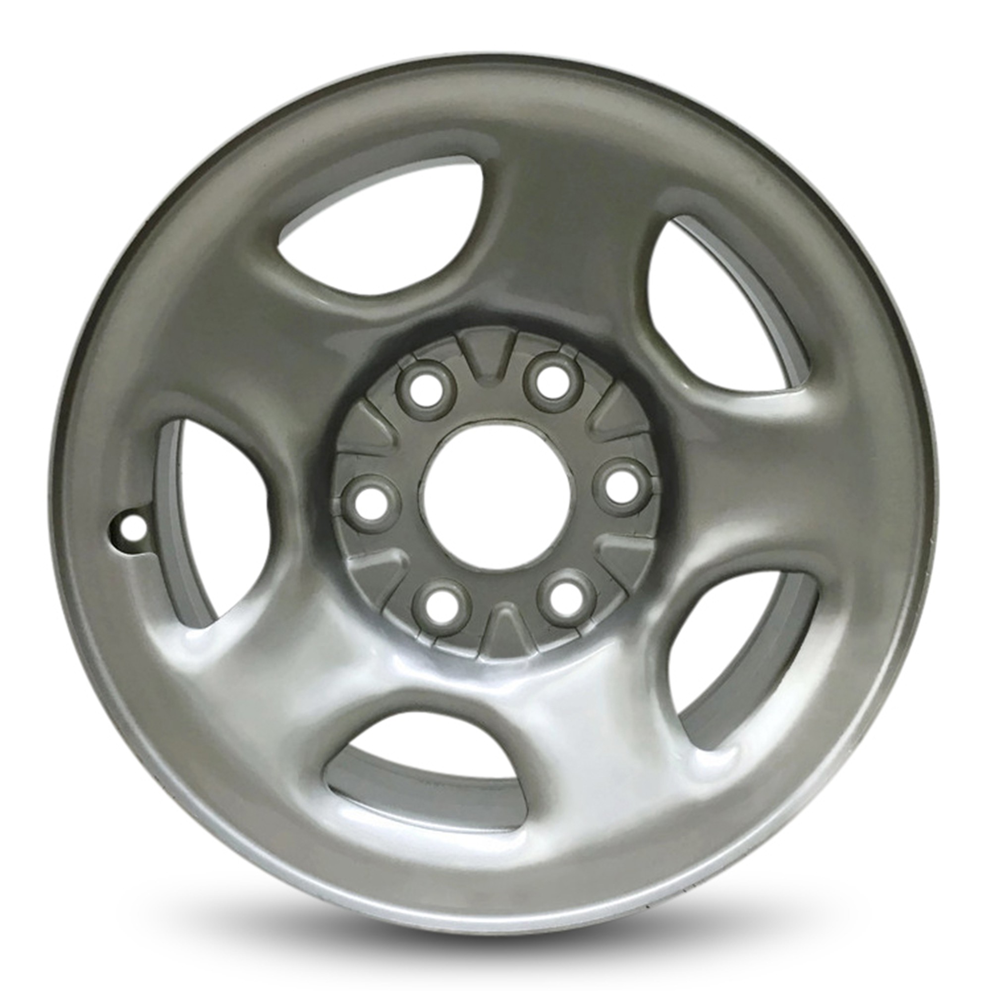 16in x 6 1/2in (6 LUG, 5 1/2in BC, CHEVY TRUCK WHEEL)