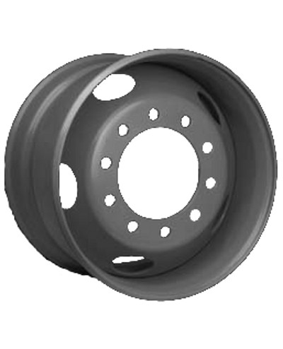 22.5" x 12 1/4" (10 LUG, 285.75MM BC., STEEL DUPLEX WHEEL HUB PILOTED 5.38" OFFSET)