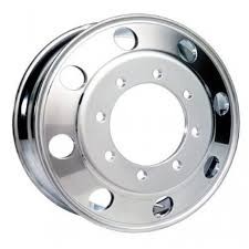 19.5 x 6.75in (8 LUG, 275MM BC. ALCOA ALUMINUM WHEEL) (POLISHED FOR DRIVE)