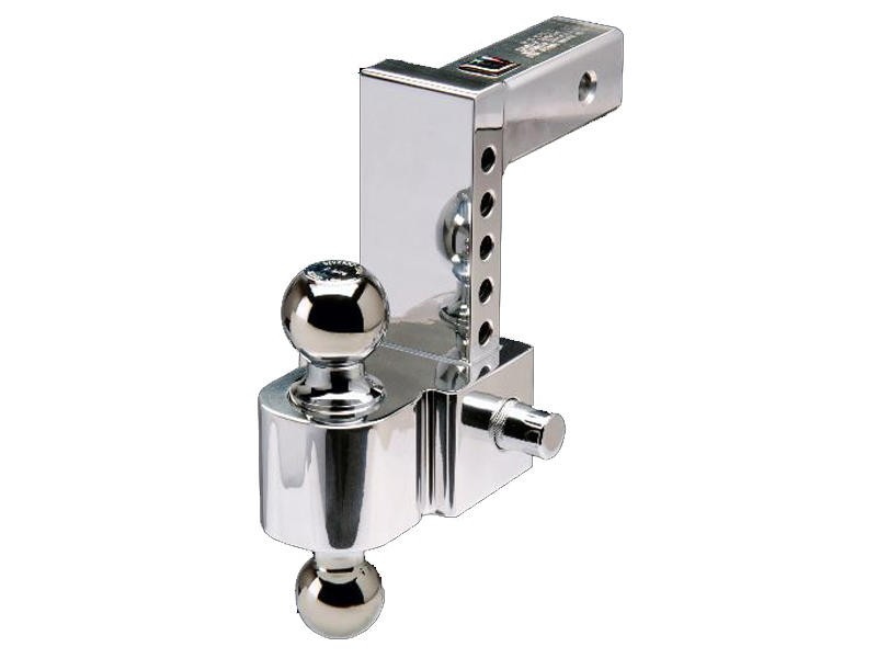 ALUMINUM ADJUSTABLE BALL MOUNT (2" BALL & 2 5/16" BALL W/ 10" DROP)