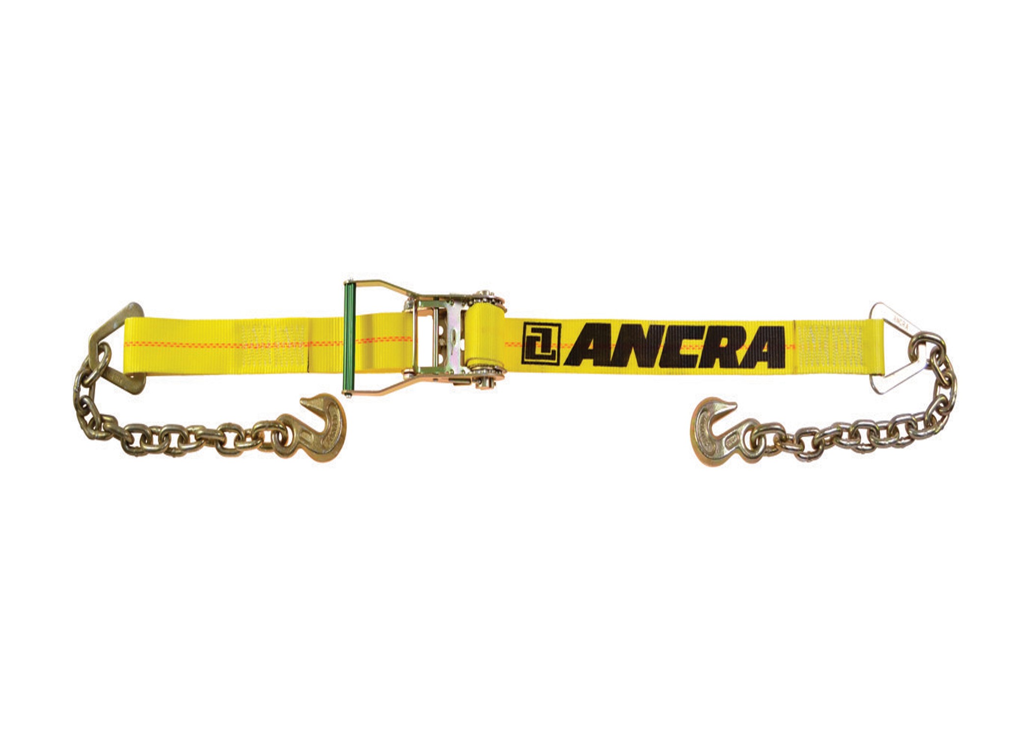 2" x 27' RATCHET STRAP W/ 43366-21 CHAIN ANCHORS