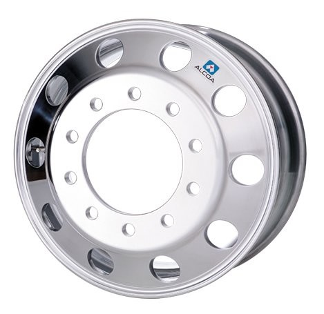 22.5" x 9" HUB PILOTED 10 LUG (ALCOA POLISHED OUT)