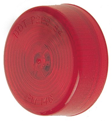 2" ROUND CLEARANCE LIGHT (RED)