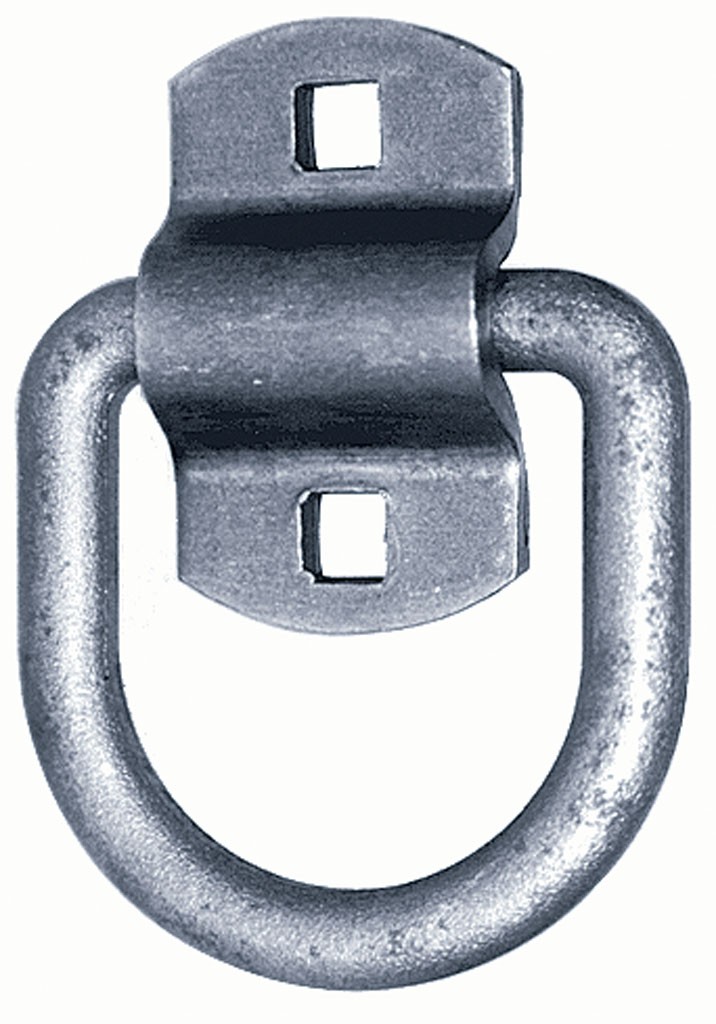 1/2in D-RING W/ BOLT ON BRACKET (2 1/2in OD, 2 3/8in ID)