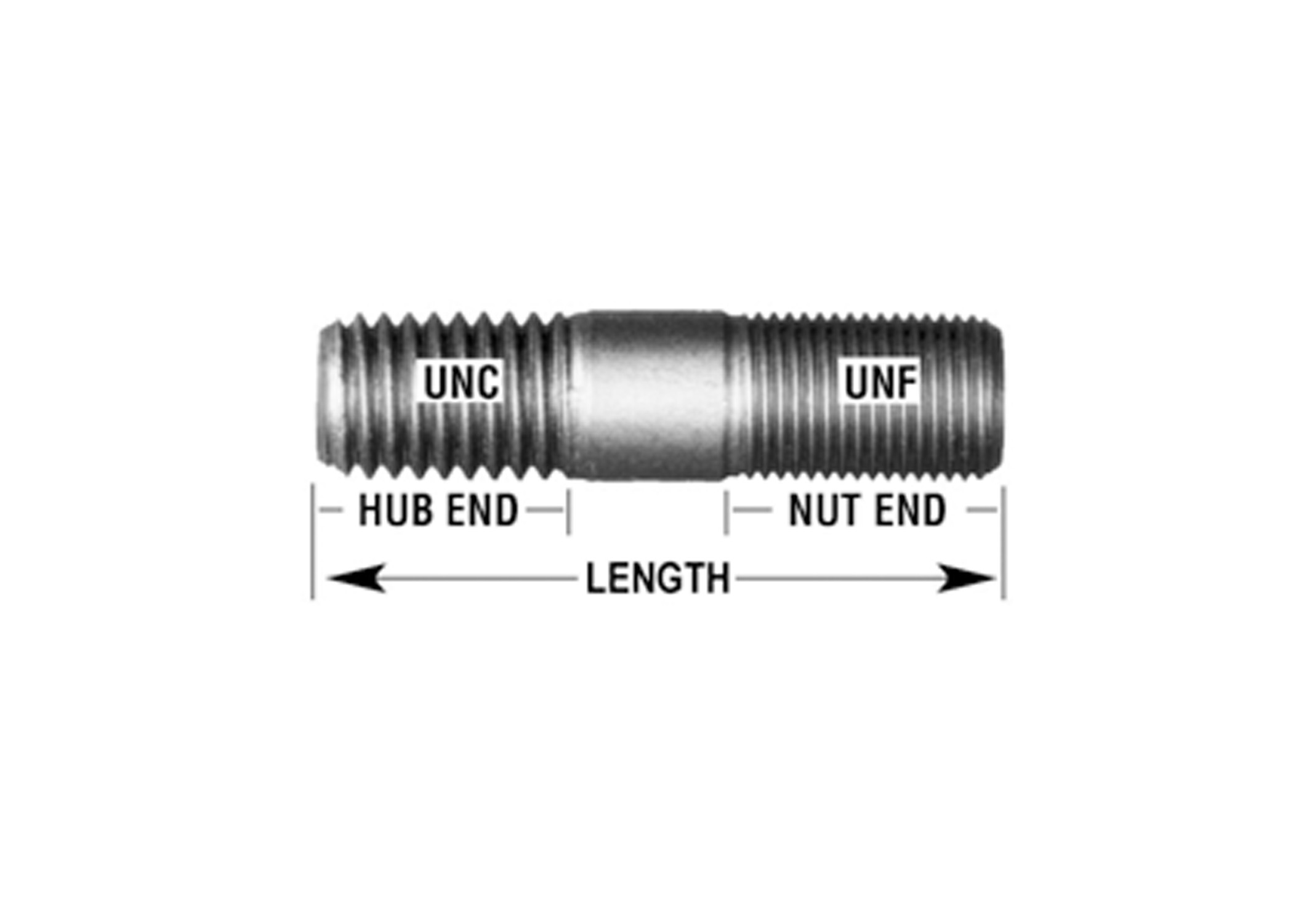 1/2" DRIVE STUD 3" LONG