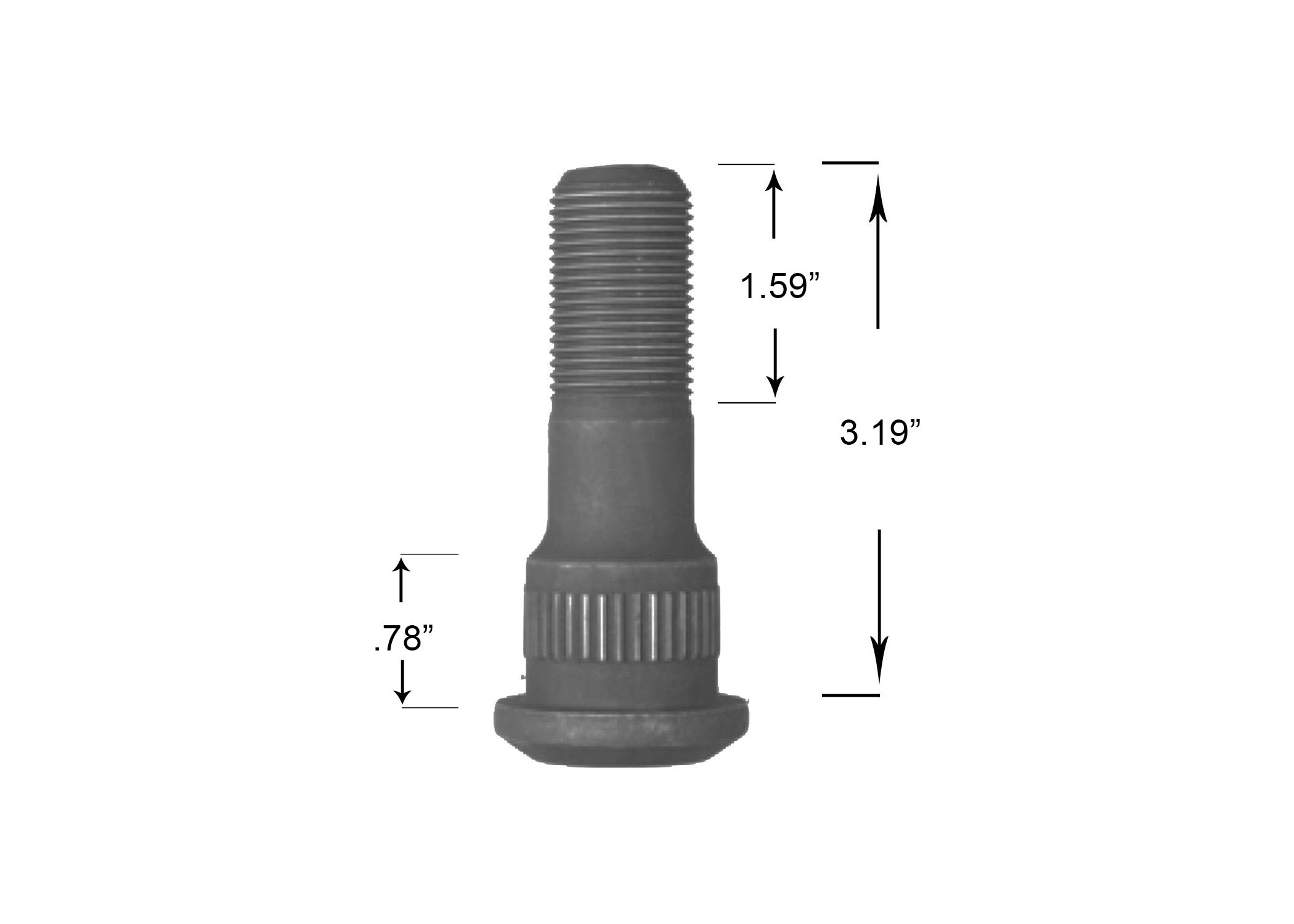 STANDARD WHEEL STUD LH