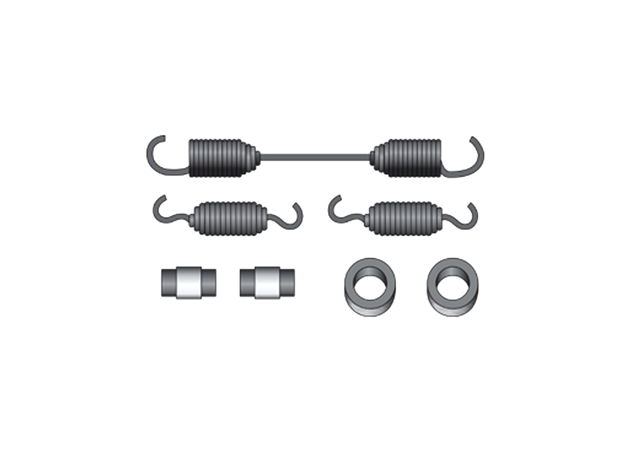 BRAKE SHOE HARDWARE KIT EATON HIGH MOUNT