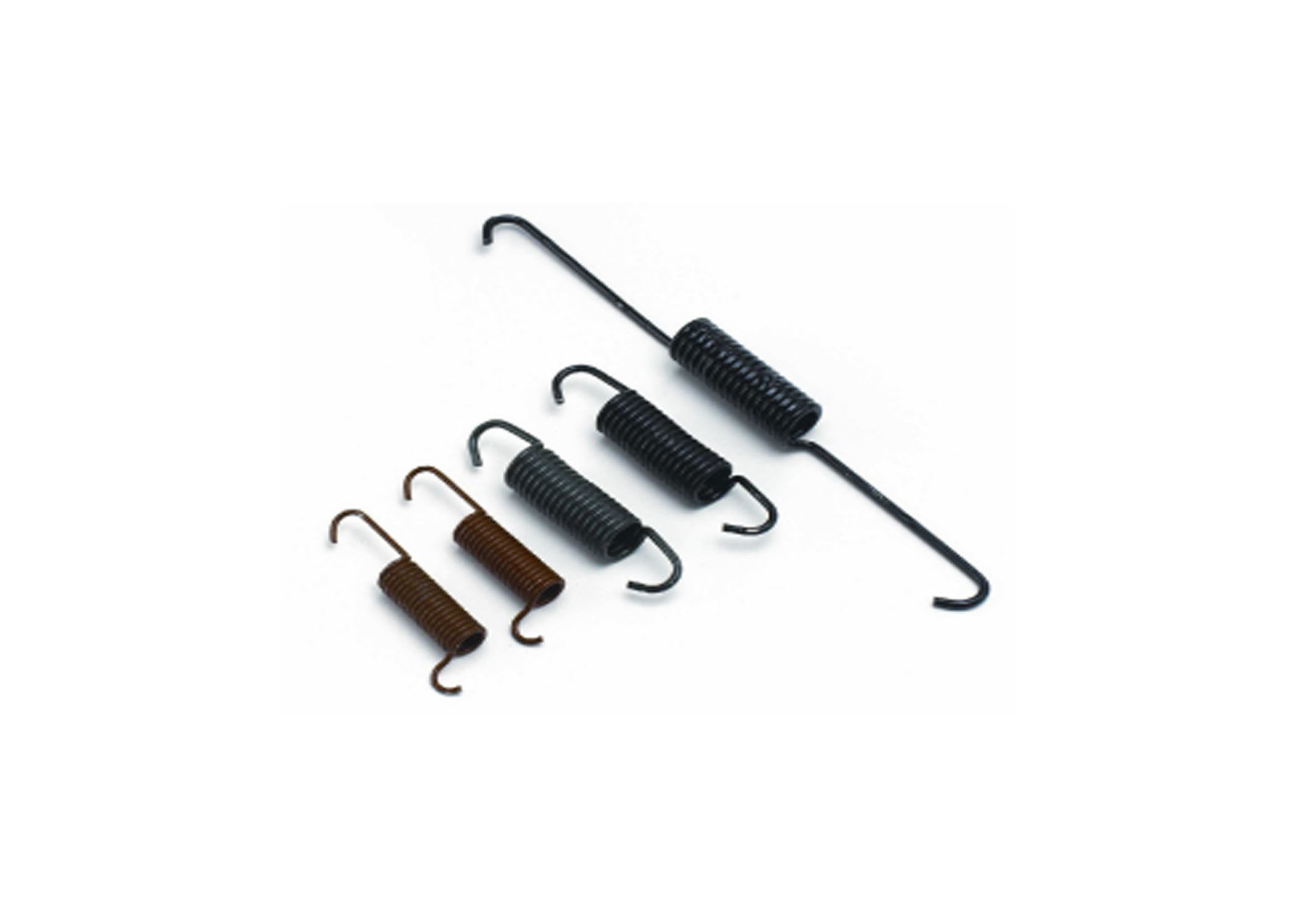 BRAKE SPRING KIT (12 1/4in x 3 3/8in, 12 1/4in x 4in, 12 1/4in x 5in STAMPED BACKING PLATE)