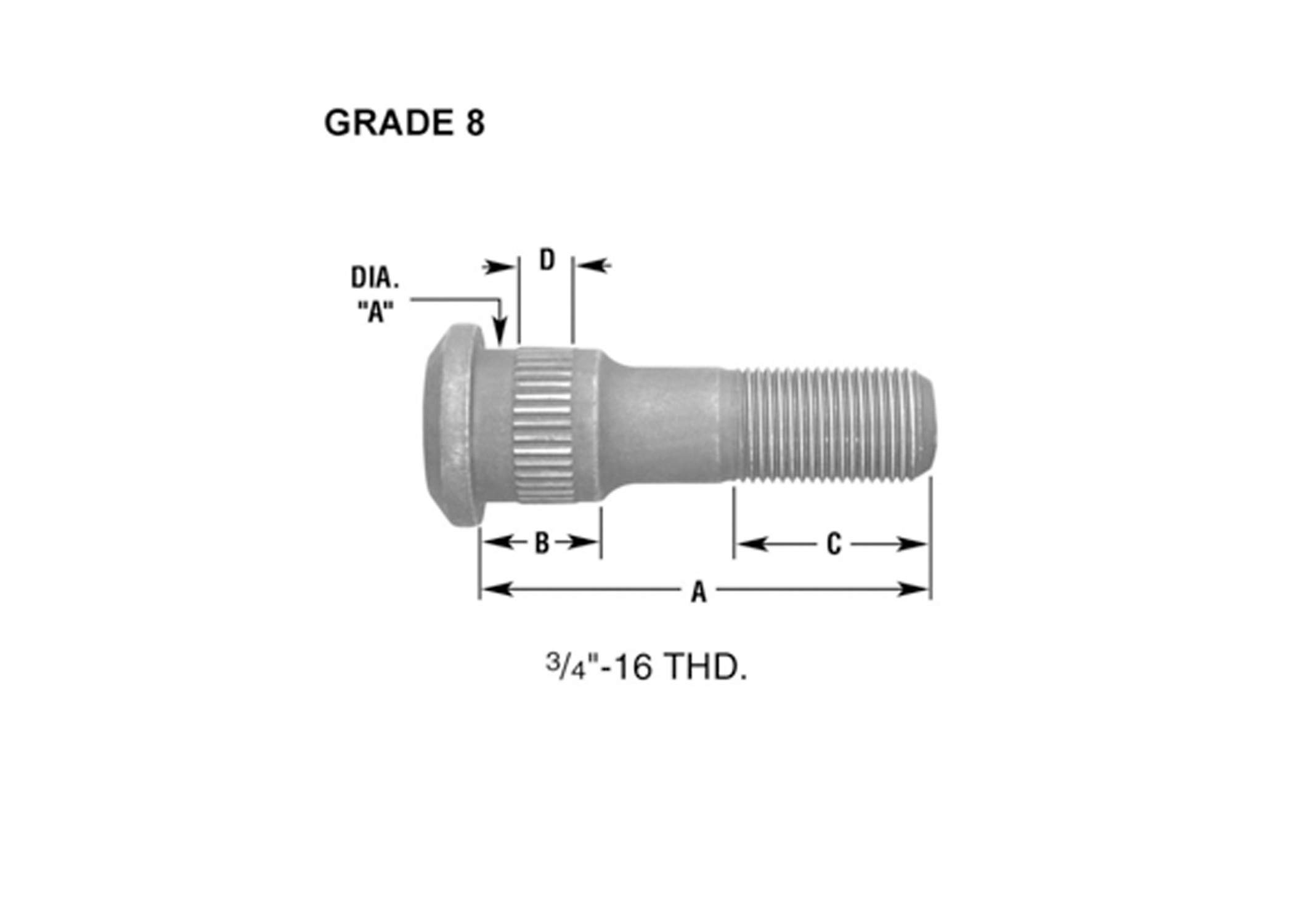 LH WHEEL STUD