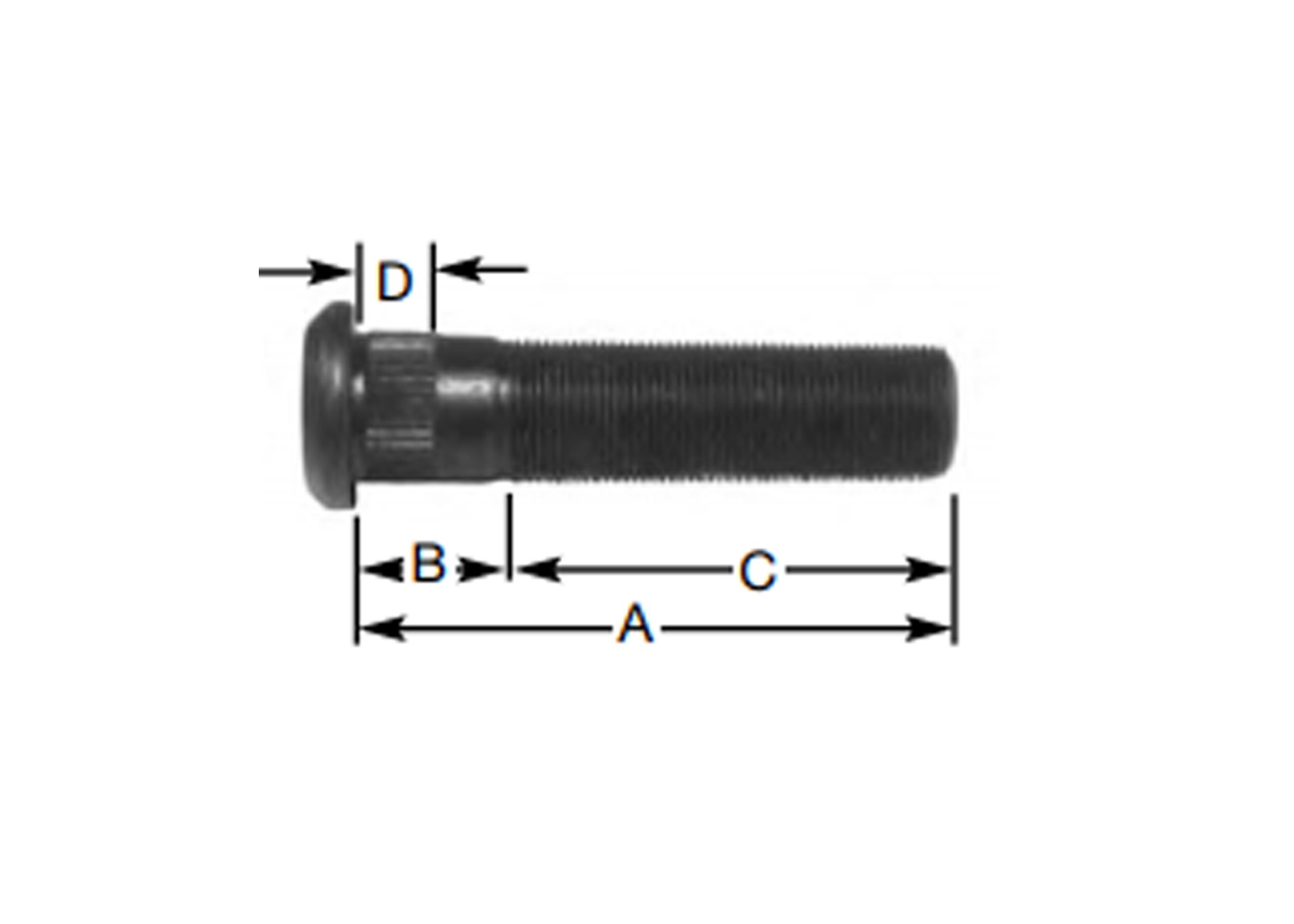 22MM x 1.5 WHEEL STUD