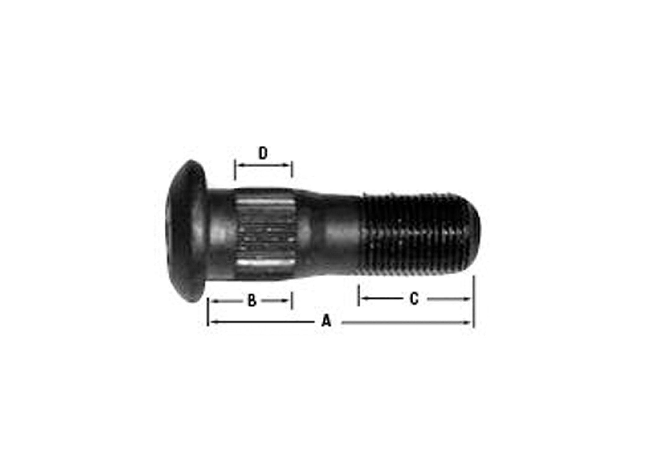 3/4"- 16 WHEEL STUD (RH)