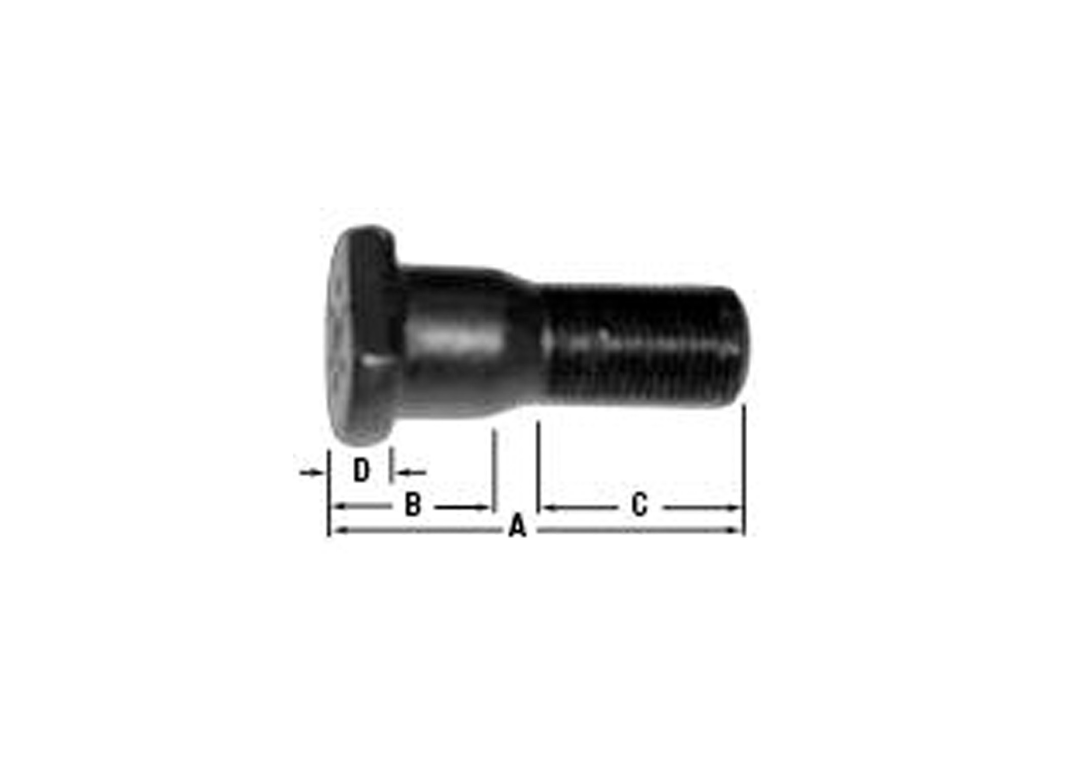 3/4"- 16 D HEADED STUD (RH)