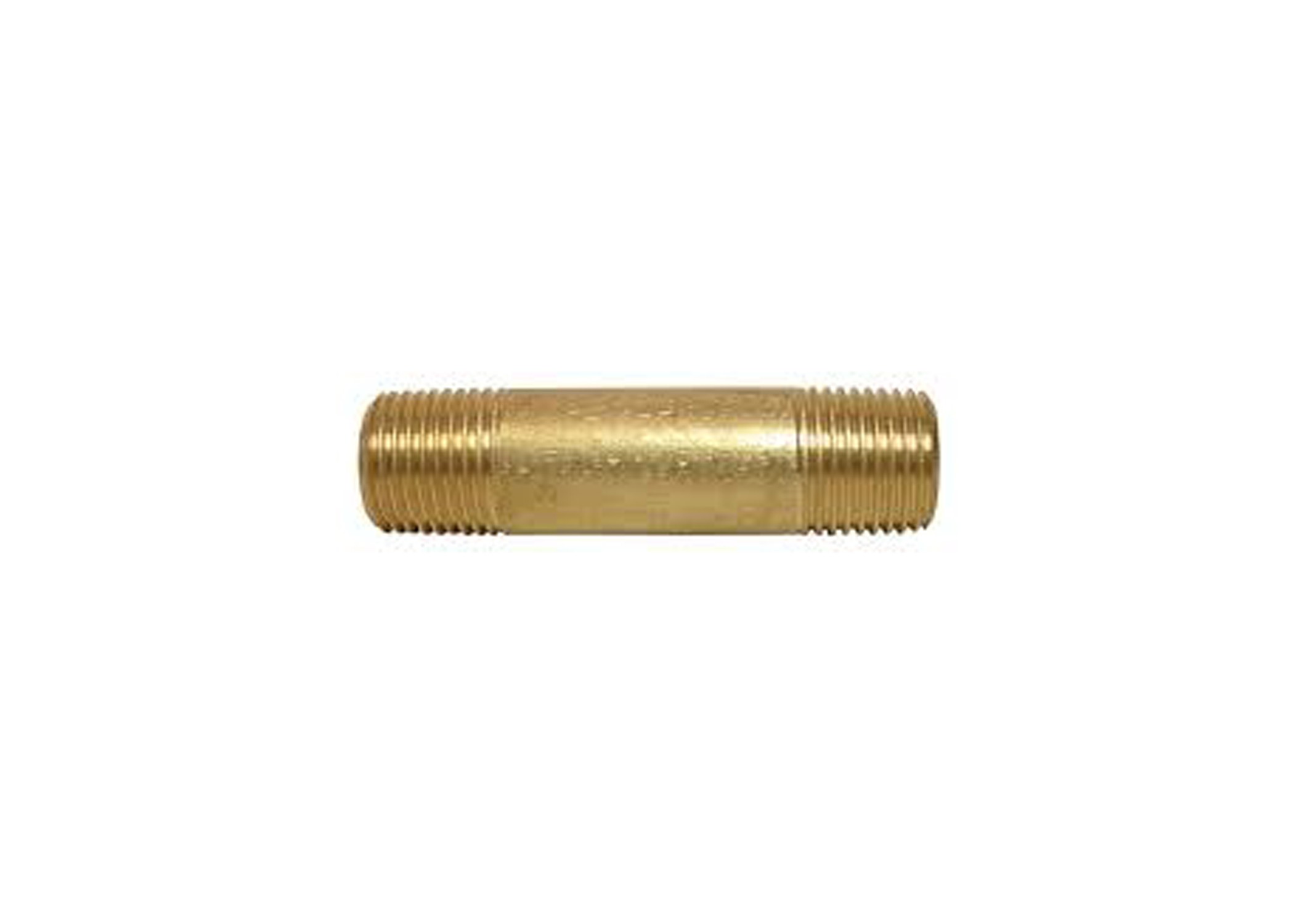 BRASS LONG NIPPLE 1/4" MPT x 1 1/2" LONG