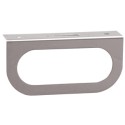 6" OVAL BRACKET (STAINLESS STEEL)