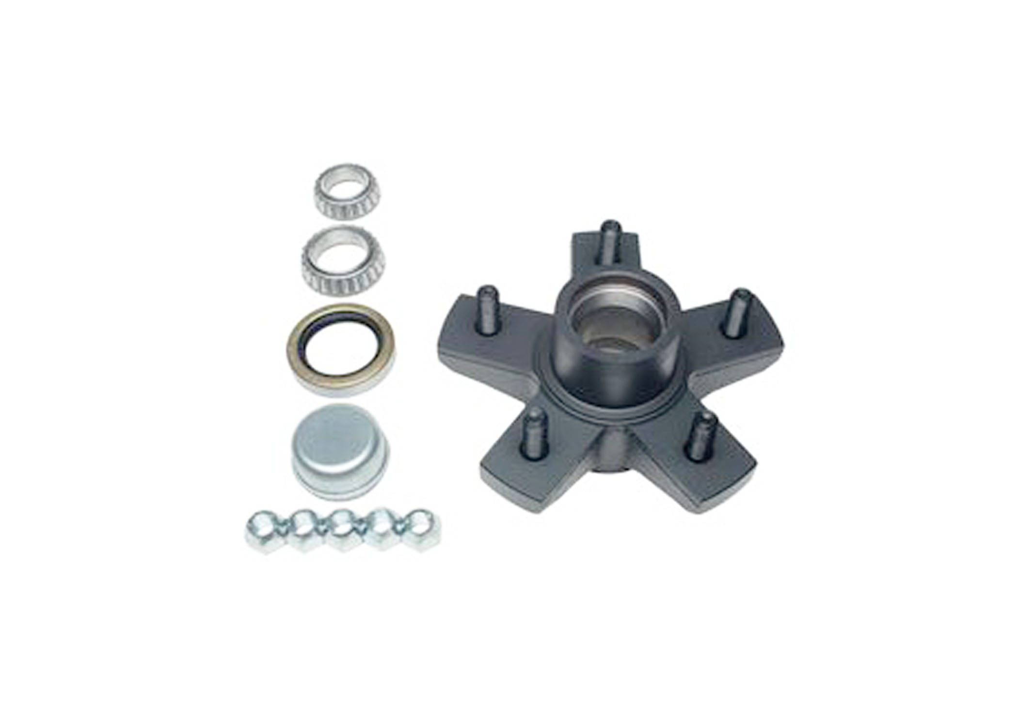 Product Image: 3500 LB IDLER HUB COMPLETE 5 LUG, 5.5in BC