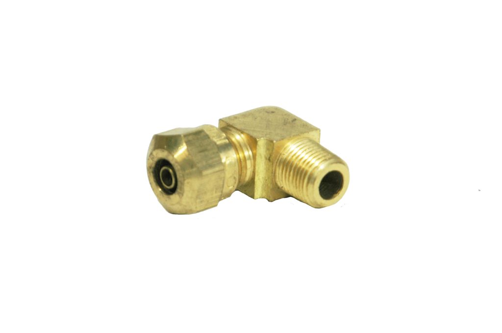 90 DEGREE NYLON TUBING FITTING (1/4in OD, 1/8in NPT)-0