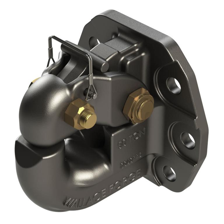 Product Image: 50 TON PINTAL HOOK OFFSET SIX BOLT WITH BRACKET