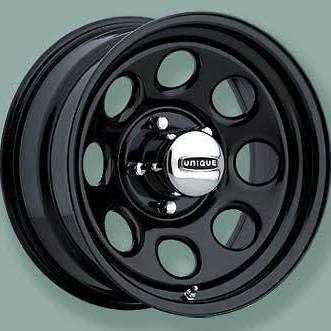 15in x 8in BLACK STEEL MOD WHEEL 6 LUG-0