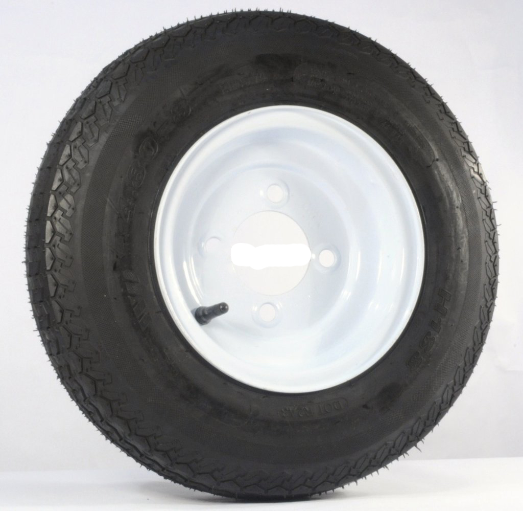 Product Image: WHEEL/TIRE COMBO ST175/80D13in LRC (4 LUG 4in BC, WHITE SPOKE WHEEL, LOADSTAR)