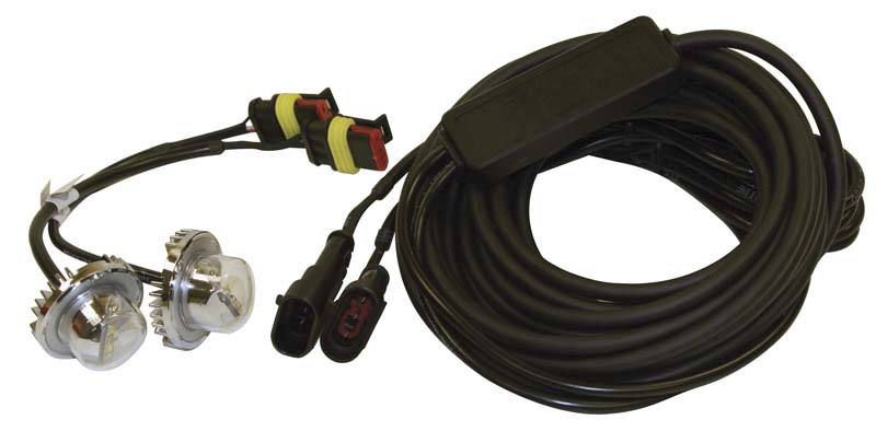 Product Image: 2 LED HIDDEN STROBE LIGHT WITH IN-LINE FLASHER 15′ CABLE