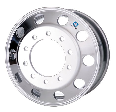 Product Image: 22.5″ x 9″ HUB PILOTED 10 LUG (ALCOA POLISHED OUT)