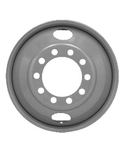 Product Image: 22.5″ x 8 1/4″ 10 LUG HUB PILOT/ UNI-MOUNT WHEEL (GRAY)