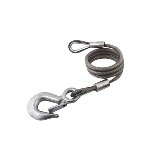 COATED SAFETY CABLE W/ S-HOOK, 36