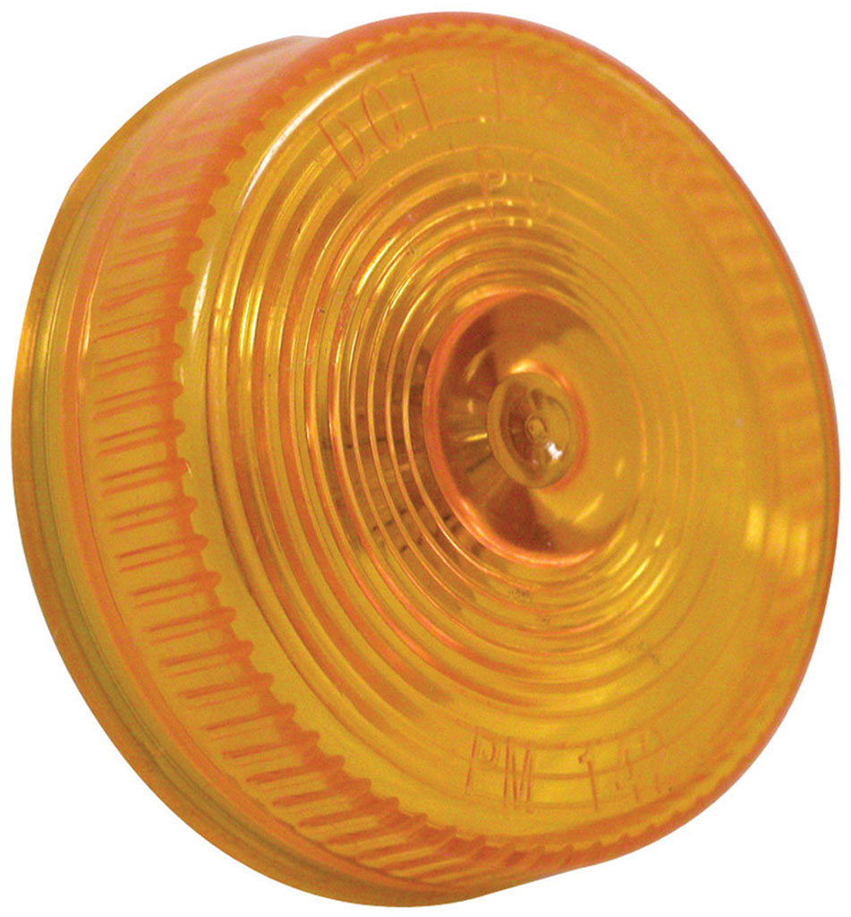 2 1/2in ROUND MARKER LIGHT (AMBER)-0