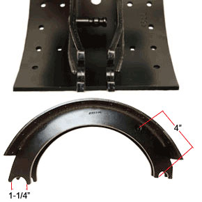 Product Image: 16 1/2in x 7 EATON RELINED BRAKE SHOE KIT (20K)