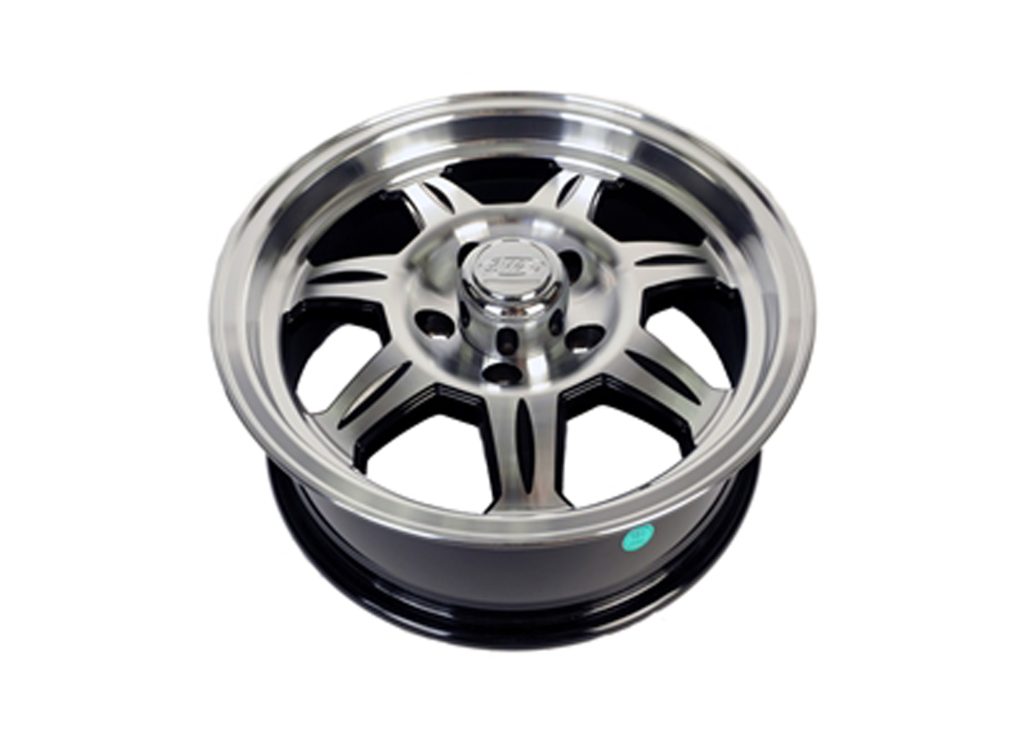 15in x 6in (5 LUG 4 1/2in BC. ALUMINUM SPOKE WHEEL)-0