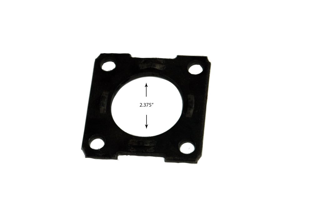 10in BRAKE FLANGE (4 BOLT, 2 3/8in ROUND TUBE)-755