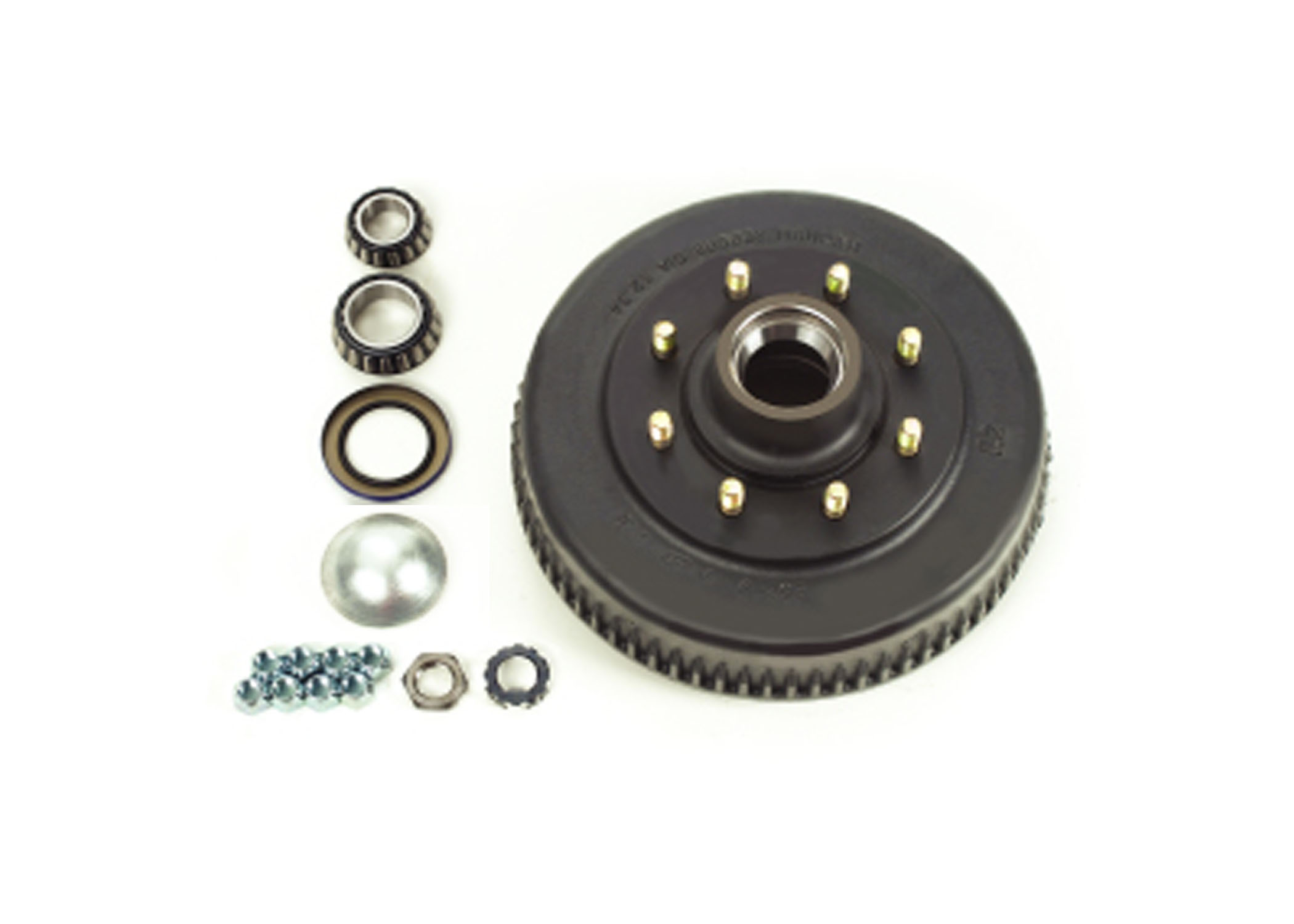 Product Image: 7200# HUB & DRUM COMPLETE (5/8″ STUDS, GREASE, FLANGE NUTS)