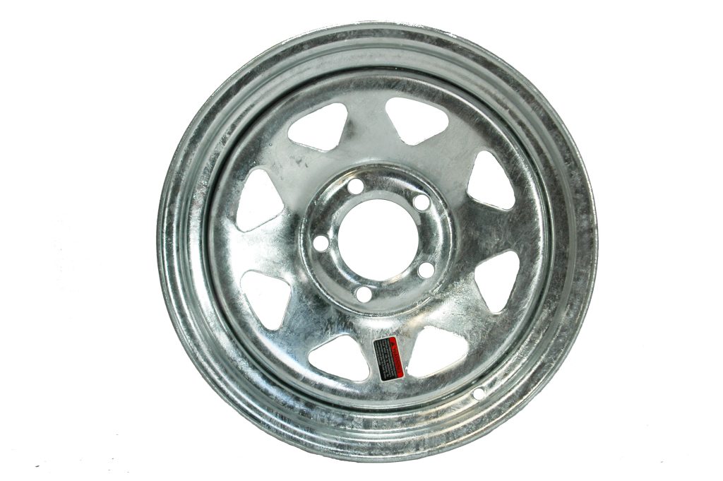 14in x 5 1/2in (5 LUG 4 1/2in BC, GALVANIZED SPOKE WHEEL)-0