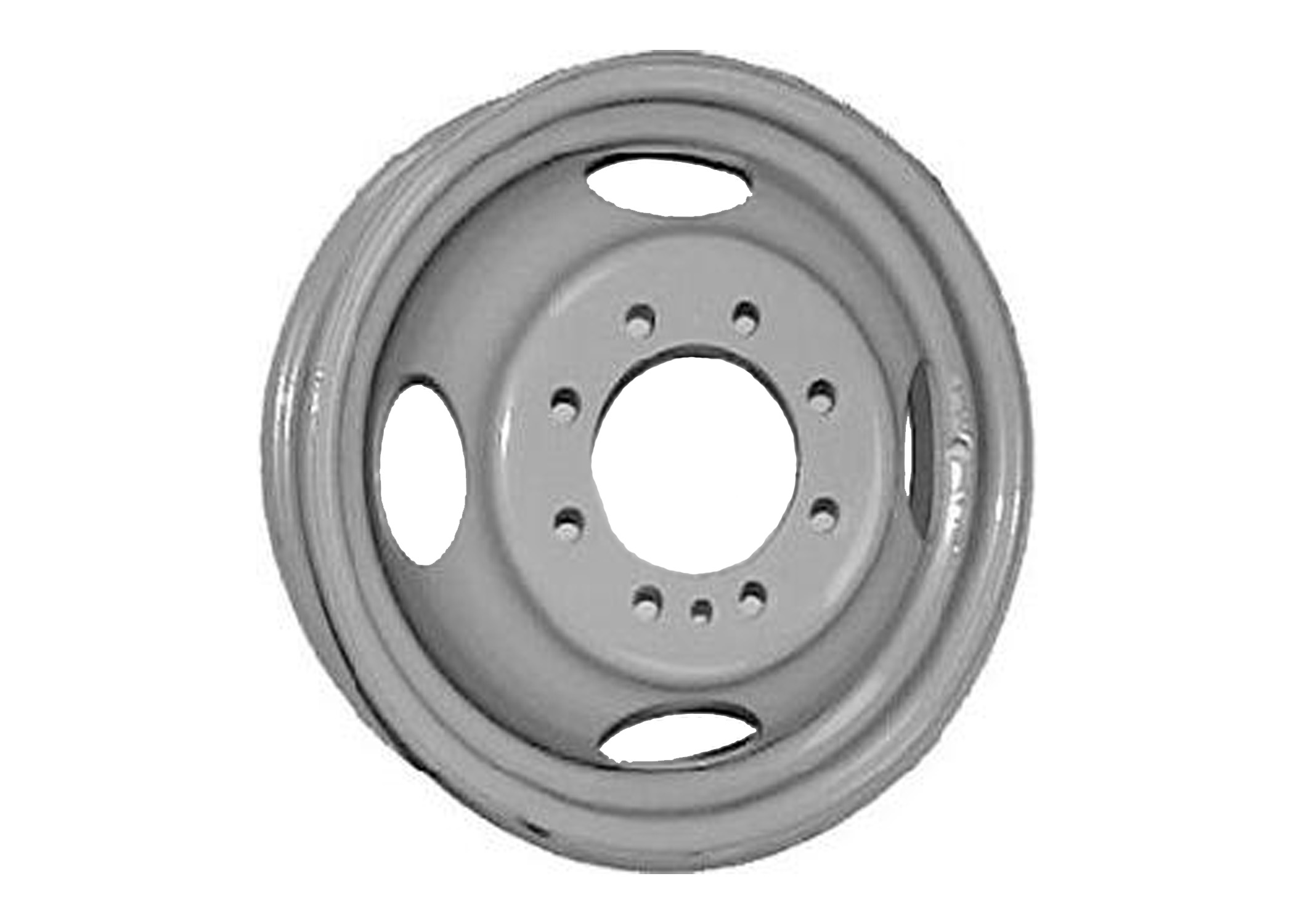 Product Image: 16″ x 6″ (8 LUG 6 1/2″ BC, DUAL STEEL WHEEL)