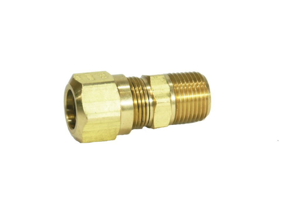 STRAIGHT NYLON TUBING FITTING (1/2in OD, 3/8in NPT)-0