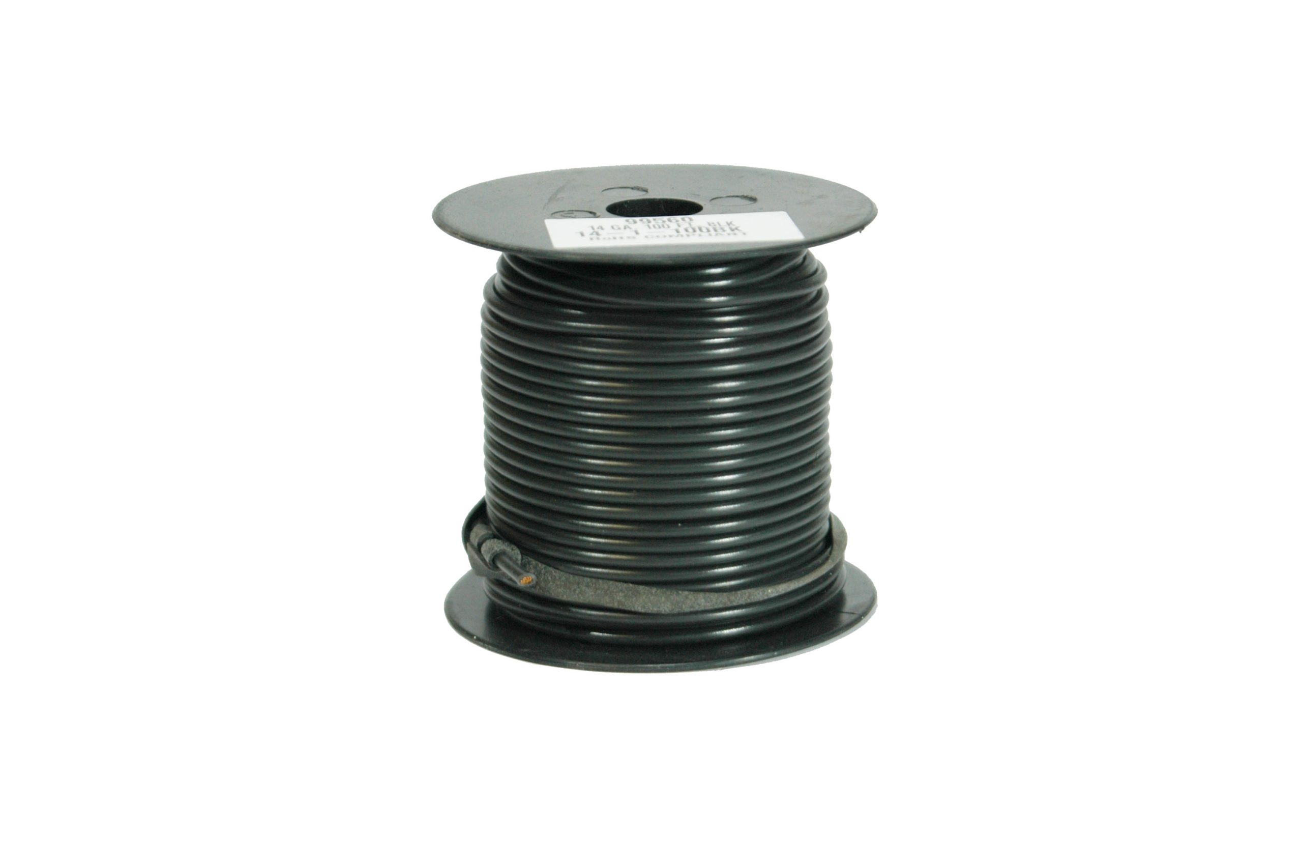 Product Image: 14 GAUGE SINGLE WIRE (BLACK) (100 FT ROLL)