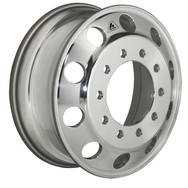 Product Image: 22.5″ x 8 1/4″ ALUMINUM WHEEL HUB PILOT POLISHED BOTH SIDES