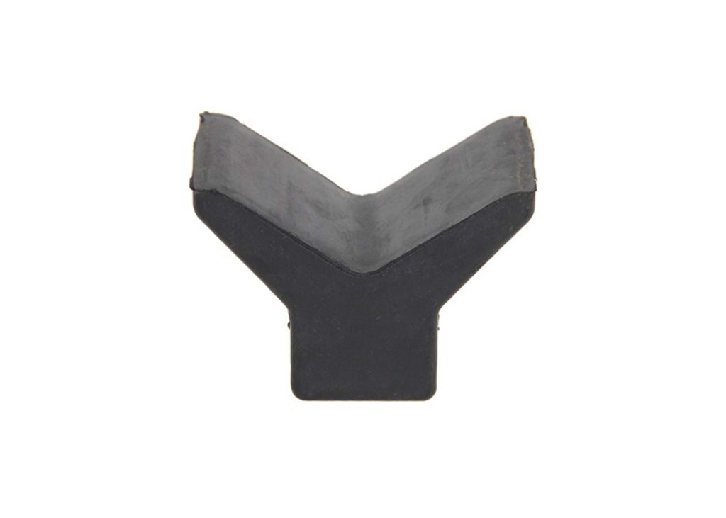 MARINE BOW GUARD RUBBER 3in W/1/2in HOLE-0