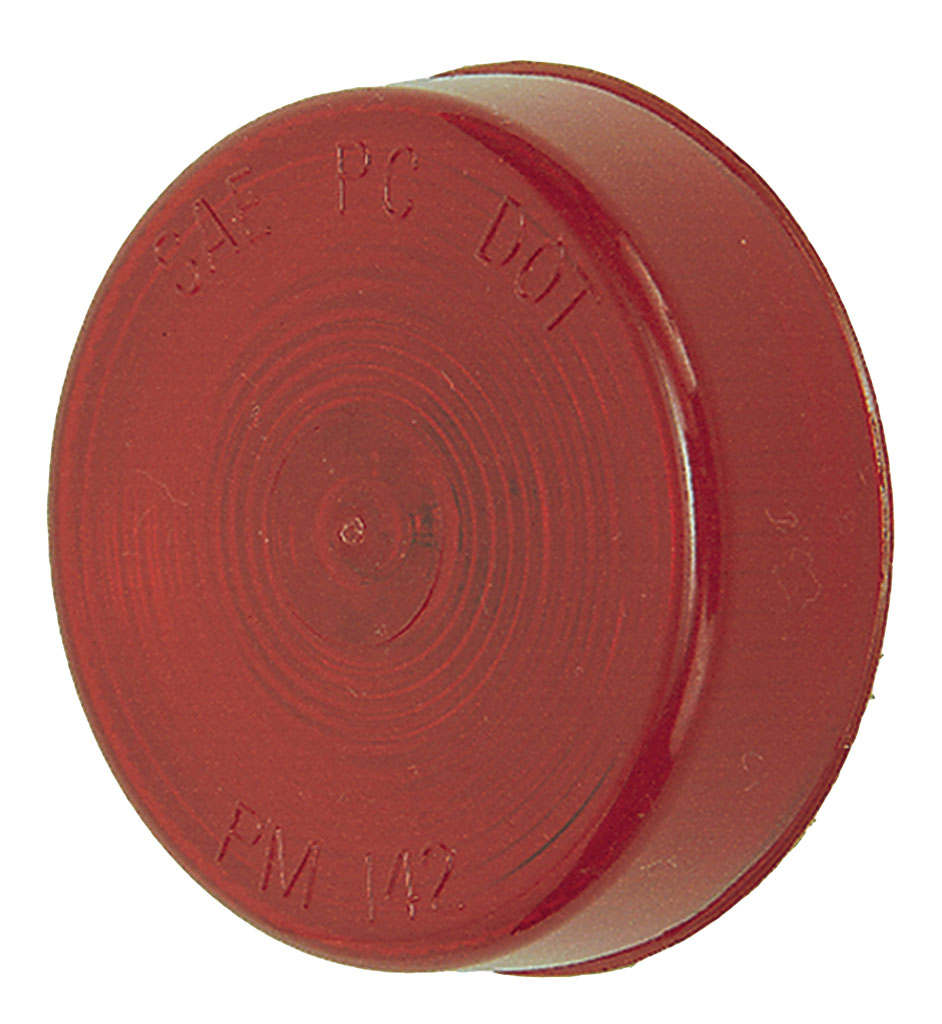 2 1/2in ROUND MARKER LIGHT (RED)-0