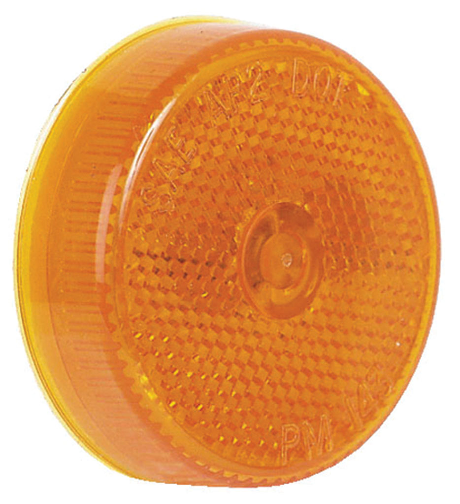 Product Image: 2 1/2in ROUND MARKER LIGHT WITH CLASS A REFLECTOR (AMBER)