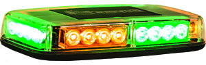 Product Image: LED MINI LIGHTBAR (AMBER/GREEN)(MAGNETIC OR PERMANENT MOUNT)