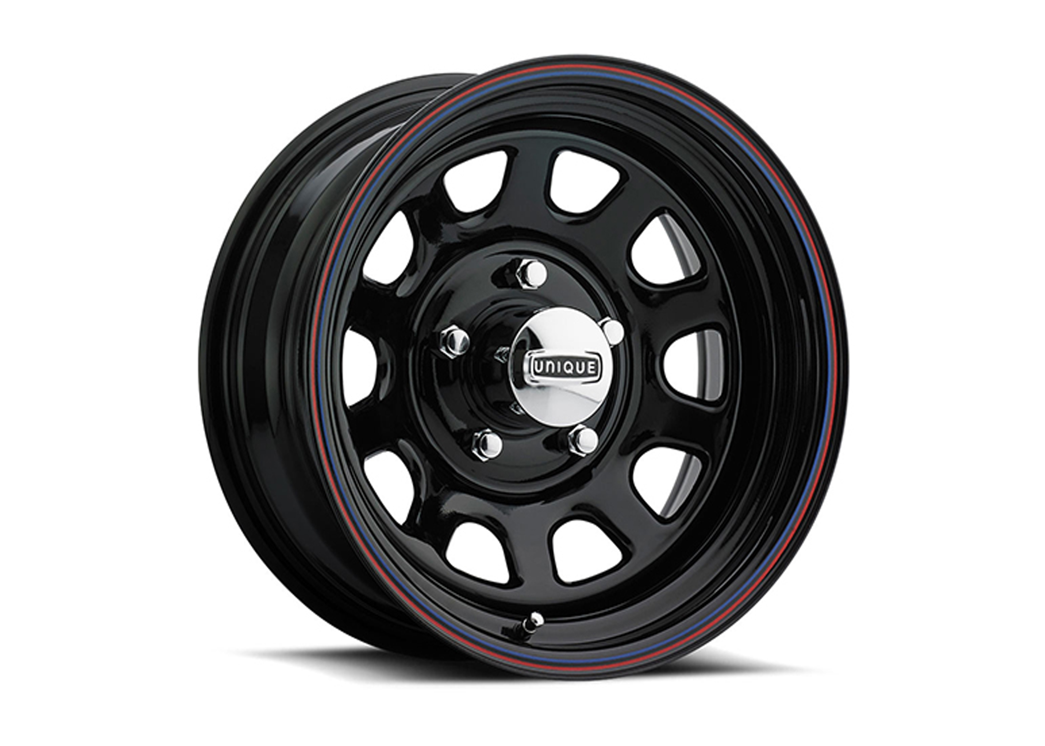 Product Image: 16″ x 7″ (5 LUG 4 1/2″ BC, BLACK SPOKE WHEEL)