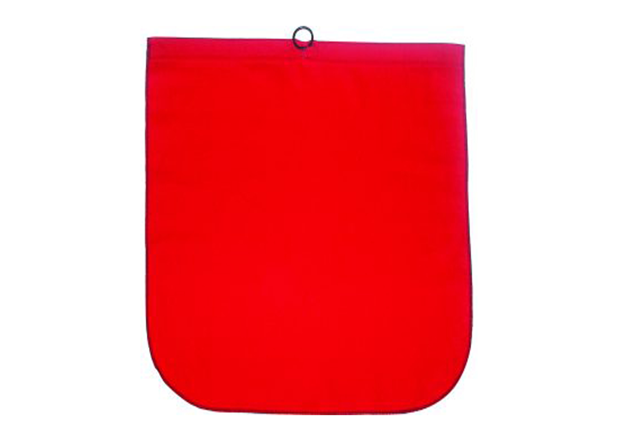 Product Image: FLAG WITH 7 GAUGE WIRE W/ 1/2″ LOOPS FLUORESCENT RED MESH 18″ x 18″