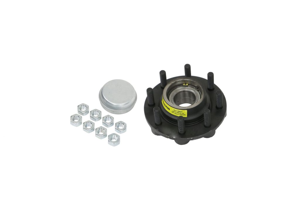 8,000 LB. DISC BRAKE HUB COMPLETE NEV-R-LUBE (8 LUG 6 1/2